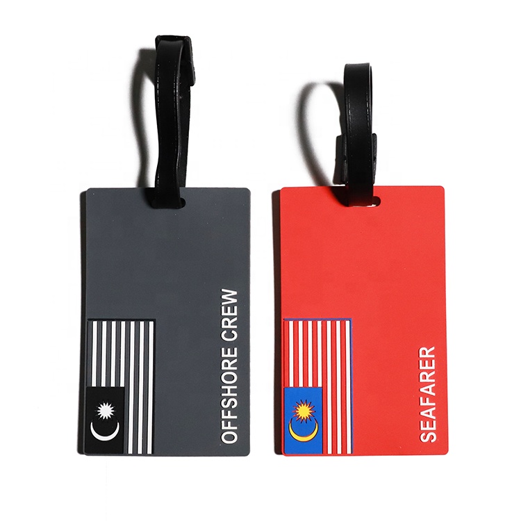 3D Soft PVC Luggage Tag