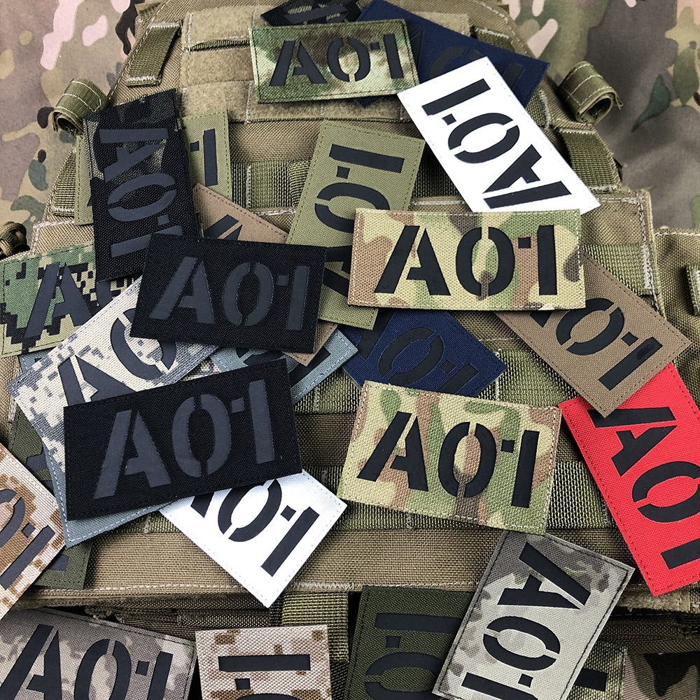 Custom Laser Cut Reflective Patches