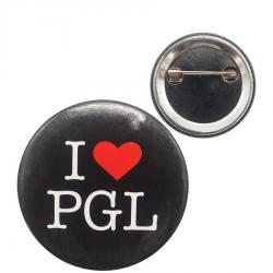 Custom round shaped safety pin