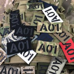 Custom Laser Cut Reflective Patches